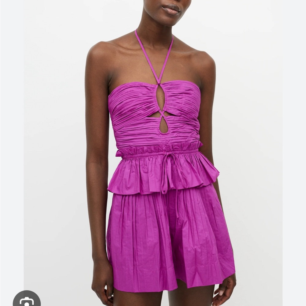 Ulla Johnson romper. Halter- ties around neck. Cut outs. - Picture 1 of 6